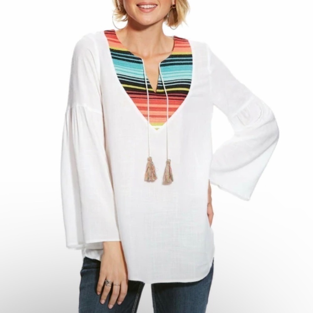 Ariat Acacia Bell Sleeve Top Small